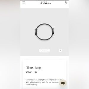 NEW- YOUR REFORMER BLACK PILATES RINGS (QTY 20)